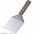 Chef Inox SCRAPER-GRIDDLE S/S 95x110mm WOOD HDL-Auscaterquip