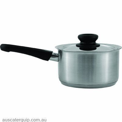 Chef Inox SAUCEPAN-S/S 180mm 2.5lt w/LID BAKELITE HDL CLUB-Auscaterquip