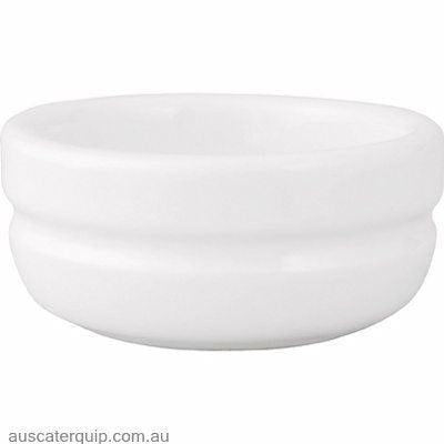 Vitroceram BUTTER CROCK 60mm WHITE "VITROCERAM"-Auscaterquip