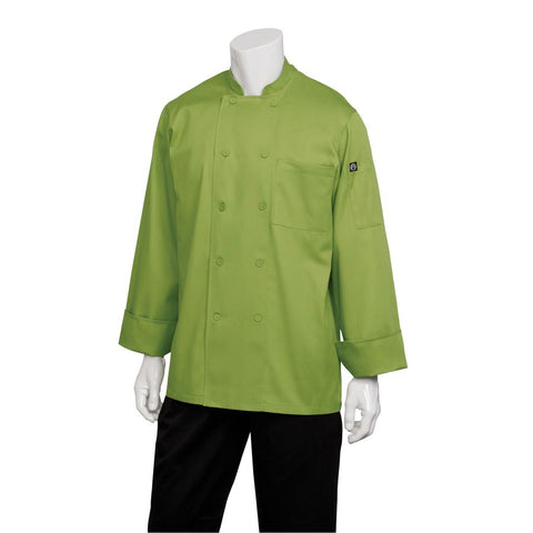 Genova Lime Basic Chef Jacket