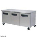 GREENLINE COMPACT BENCH FREEZER 3 Door-Auscaterquip