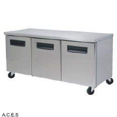 GREENLINE COMPACT BENCH FREEZER 3 Door-Auscaterquip