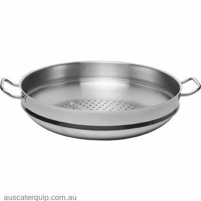 Chef Inox STEAMER INSERT 18/10 360mmx80mm (SUITS 73268)-Auscaterquip
