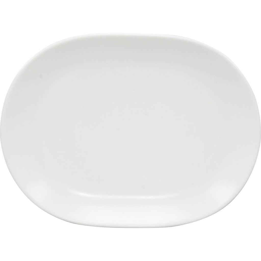 Rene Ozorio OVAL PLATTER-157mm AURA, MATT WHITE (434815)-Auscaterquip