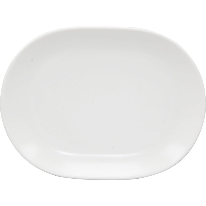 Rene Ozorio OVAL PLATTER-157mm AURA, MATT WHITE (434815)-Auscaterquip