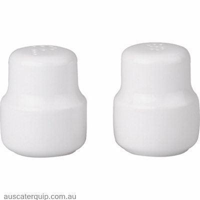 Royal Porcelain SALT SHAKER-60x50mm CHELSEA FLAT-LID SERIES (09/5012)-Auscaterquip