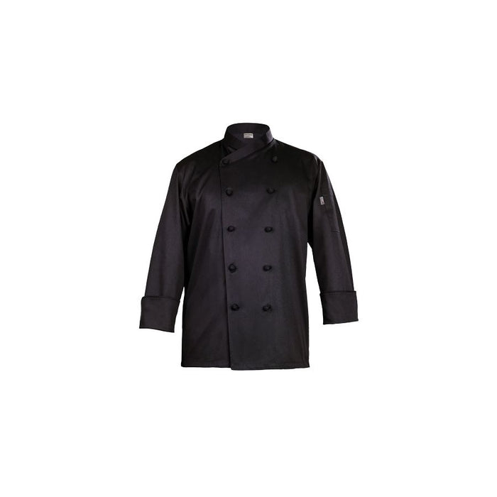 Montpellier Black Basic Chef Jacket-Auscaterquip