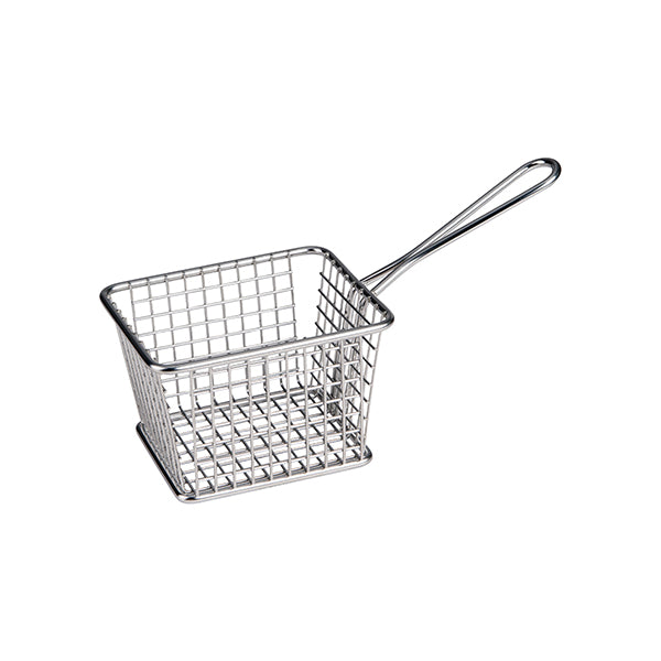 Athena  SERVICE BASKET RECT.-S/S, 118x98x78mm | 225mm OVERALL  (Each)