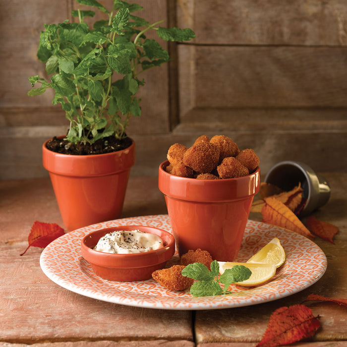 Churchill BIT ON THE SIDE PLANT POT-67mm Ø | 69mm H | 114ml  PAPRIKA (x12)