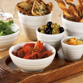 Churchill BIT ON THE SIDE RIPPLE SAUCE POT-70mm Ø | 62mm H | 110ml WHITE (x12)