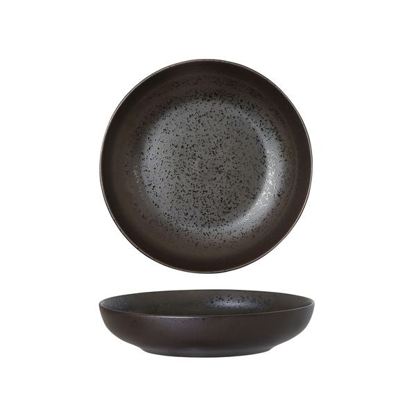 Luzerne LAVA ROUND SHARE BOWL-210mm Ø | 1000ml MATT BLACK (x4)