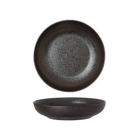 Luzerne LAVA ROUND SHARE BOWL-210mm Ø | 1000ml MATT BLACK (x4)