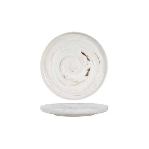 Luzerne SIGNATURE ROUND PLATE-210mm Ø MARBLE (x6)