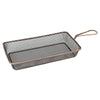 Moda BROOKLYN SERVICE BASKET-S/S | RECT. | 260x130x50mm ANTIQUE COPPER (Each)