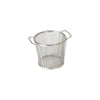 Moda BROOKLYN SERVICE BASKET-S/S | ROUND | 80x90mm | W/2 HDLS  (Each)