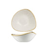 Churchill STONECAST TRIANGULAR BOWL-185mm | 370ml BARLEY WHITE (x12)