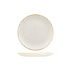 Churchill STONECAST ROUND COUPE PLATE-217mm Ø  BARLEY WHITE (x12)