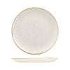 Churchill STONECAST ROUND COUPE PLATE-288mm Ø  BARLEY WHITE (x12)