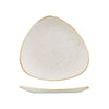 Churchill STONECAST TRIANGULAR PLATE-260mm  BARLEY WHITE (x12)