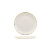 Churchill STONECAST ROUND COUPE PLATE-165mm Ø  BARLEY WHITE (x12)
