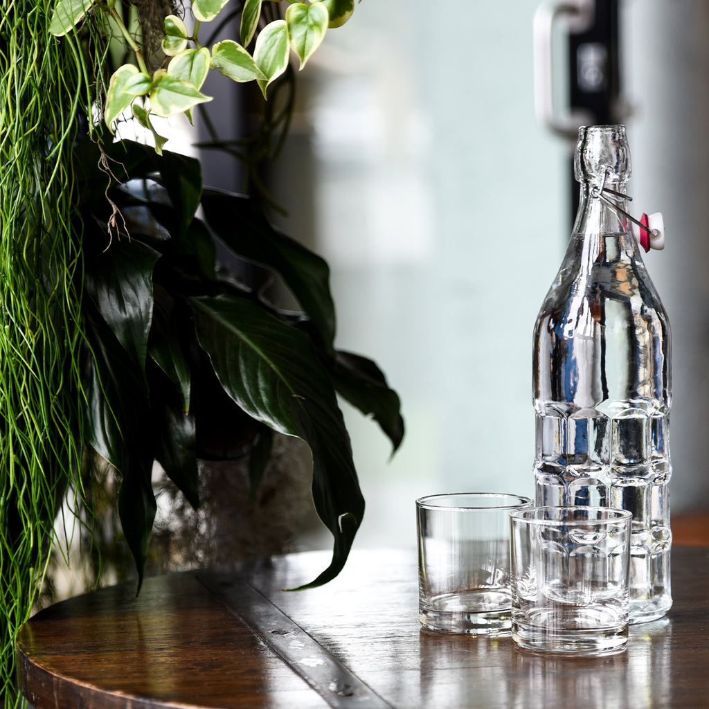 Trenton  GLASS BOTTLE-SQUARE | 1.0lt  (Each)