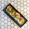 Zuma CHARCOAL ROUND COUPE RIBBED PLATE-310mm Ø  (x3)