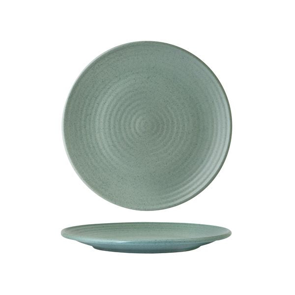 Zuma MINT ROUND COUPE RIBBED PLATE-210mm Ø  (x6)
