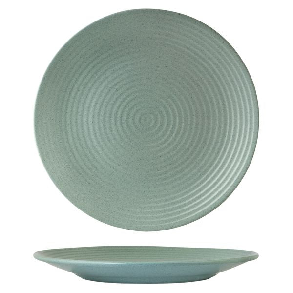 Zuma MINT ROUND COUPE RIBBED PLATE-310mm Ø  (x6)