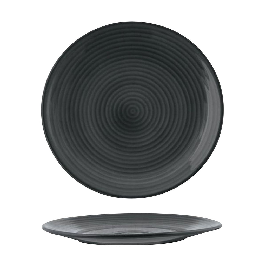 Zuma JUPITER ROUND COUPE RIBBED PLATE-265mm Ø  (x6)