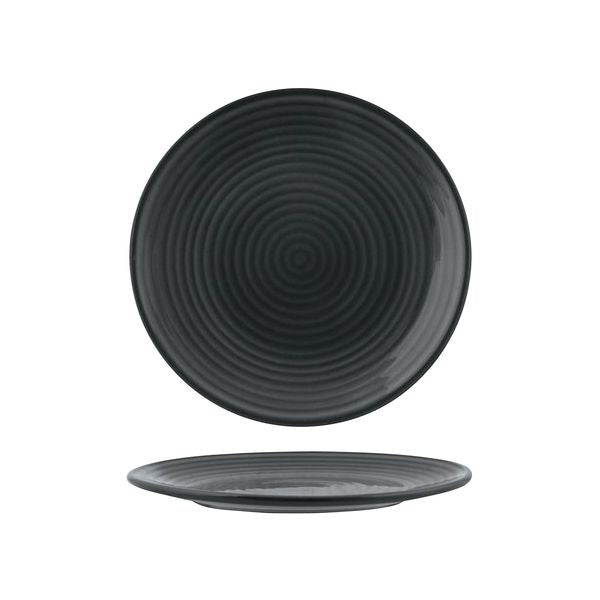 Zuma JUPITER ROUND COUPE RIBBED PLATE-210mm Ø  (x6)