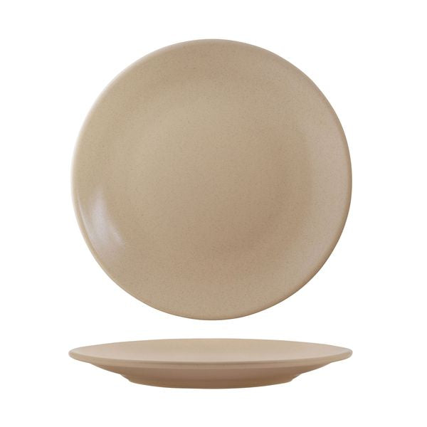 Zuma SAND ROUND COUPE PLATE-260mm Ø  (x6)