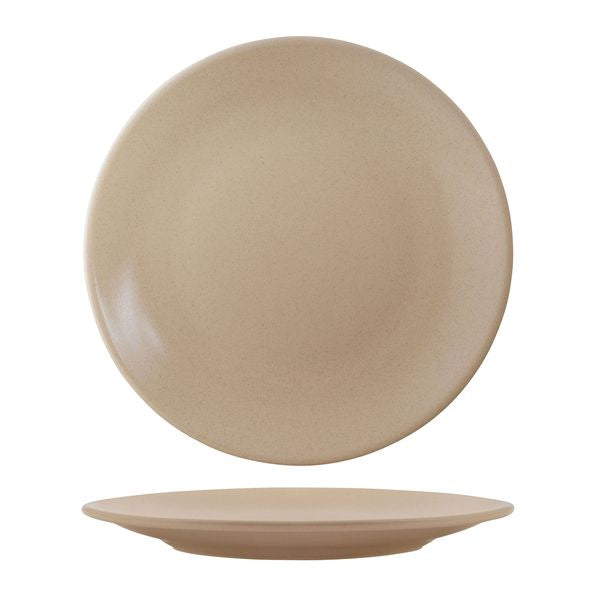 Zuma SAND ROUND COUPE PLATE-285mm Ø  (x6)