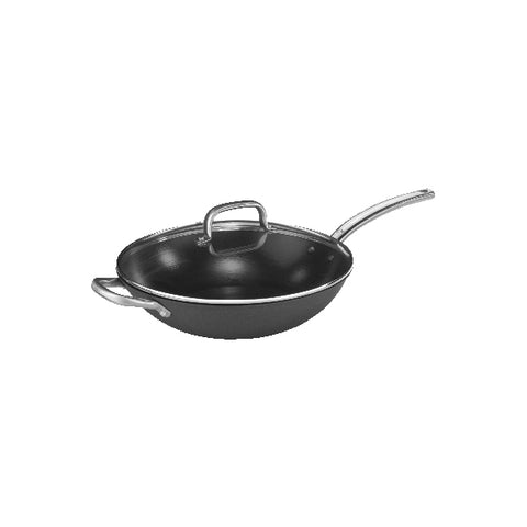 Pujadas 1921 WOK-S/S HDL, W/LID, 8lt 32x8cm  CERAMIC COATING  (Each)