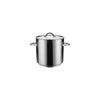 Pujadas TOP LINE STOCKPOT-18/10, W/COVER, 240x240mm/10.0lt  (Each)