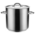 Pujadas TOP LINE STOCKPOT-18/10, W/COVER, 200x200mm/6.2lt   (Each)