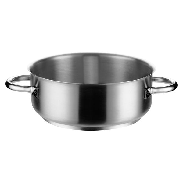 Pujadas TOP LINE CASSEROLE-18/10, NO COVER, 320x125mm/10.0lt   (Each)