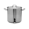 Pujadas INOX PRO STOCKPOT-18/10, W/COVER & TAP, 400x400mm/50.0lt   (Each)