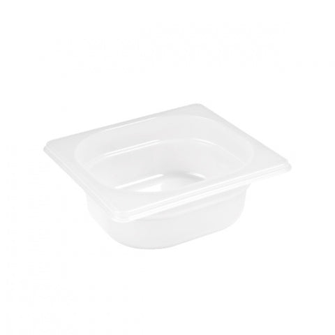 Pujadas POLYPROPYLENE GASTRONORM CONTAINER-PP | 1/6 SIZE 100mm OPAQUE (Each)