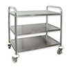 Caterax TROLLEYS SERVING TROLLEY-S/S | 3 SHELF | 810x455x855mm  (Each )