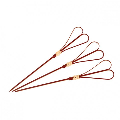 Design En Bouche  BAMBOO SKEWER-HEART| RED | 150mm | 100pcs/Pack BAMBOO (Pack)