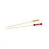 Design En Bouche  BAMBOO SKEWER-ASSORTED COLOURED BALLS | 120mm | 100pcs/Pack  BAMBOO (Pack)